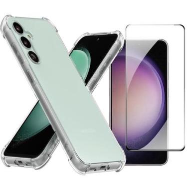 Imagem de Kit Capa Capinha Anti Queda Para Galaxy S23 Fe + Pelicula 3d - INBOX M