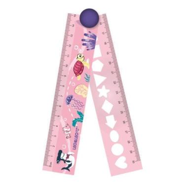 Imagem de Régua Dobrável 15-30cm Fundo Do Mar Leo&leo - LEONORA