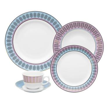 Imagem de Aparelho de Jantar e Chá 20 Peças Flamingo Cosmopolitan - Oxford