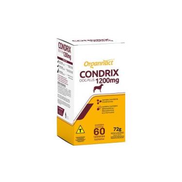 Imagem de Condrix dog tabs plus 1200mg - 60 tabletes original com nfe organnact