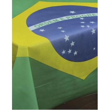 Imagem de Bandeira do brasil tnt com picote ind ou linear - J M S