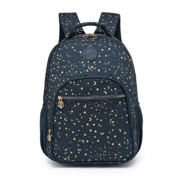 Imagem de Mochila Juvenil Escolar Feminina Resistente Espaçosa-Feminino