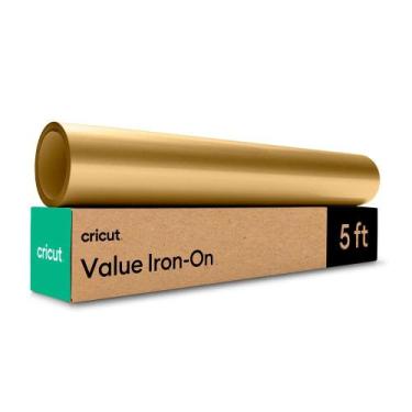 Imagem de Transfer Termocolante Value Dourado  Cricut  30,5 x 1,5 metro  01 Unid
