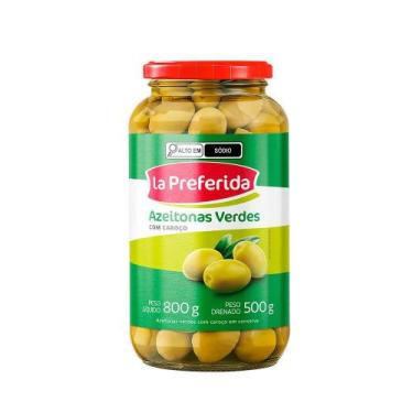 Imagem de Azeitona Verde com Caroço La Preferida 500g