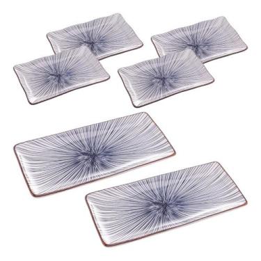 Imagem de Conjunto 6 Peças Prato Sushi Koji Wolff Porcelana