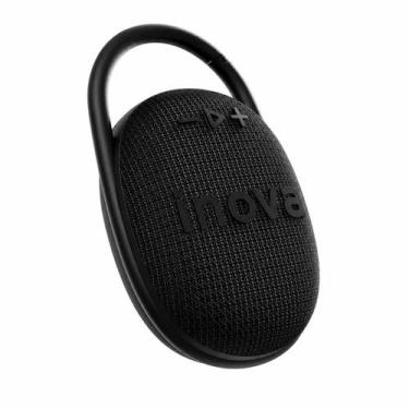 Imagem de Caixa som bluetooth portátil inova potente ipx6 tws (até 5h) - preto, 