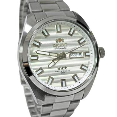 Imagem de Relógio Orient Automático Masculino Prateado 469SS076NH S1SX