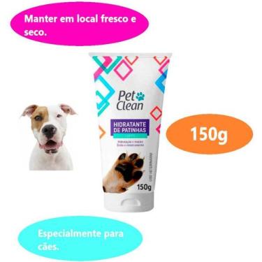 Imagem de Creme Hidratante De Patinhas Patas Cães Gato Pet Clean 150g - Pet  Cle
