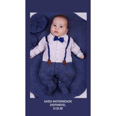Imagem de Saída maternidade masculina - Gabricks baby 