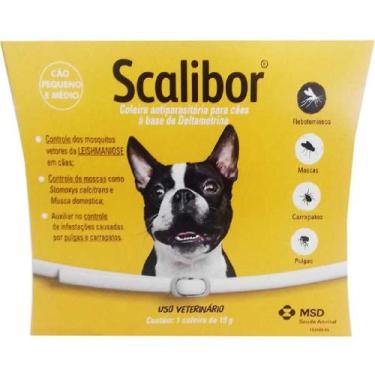 Imagem de Scalibor coleira 48cm Cães pequenos e médios antiparasitaria MSD