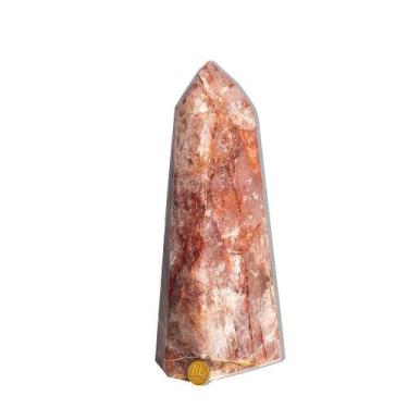 Imagem de Ponta Hematoide Vermelho Gerador Pedra Natural 2,8kg 26,5cm - Cristais