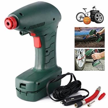 Imagem de Compressor de Ar Portátil Automotivo Pistola Calibrador para Pneu de Carro 12V Mini Air Dragon Multiuso Yeet