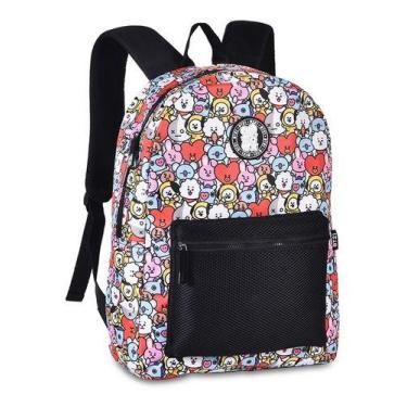 Imagem de Mochila Bts Escolar Kpop Original Licenciada Lançamento BT21 - Clio St