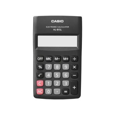 Imagem de Calculadora de Bolso Casio 8 Dígitos - HL-815L Preta