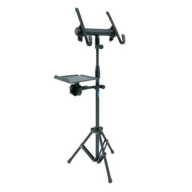 Imagem de Suporte ask musical para tablet e notebook pnt2 preto