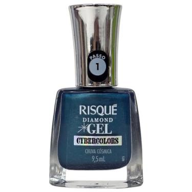 Imagem de Esmalte Cybercolors Chuva Cósmica Diamond Gel Risque 9,5ml - Risqué