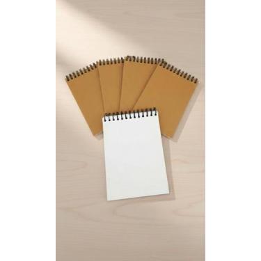 Imagem de Kit 35 Cadernetas Kraft 10x7cm Espiral 50 Folhas - Congratulations Sto