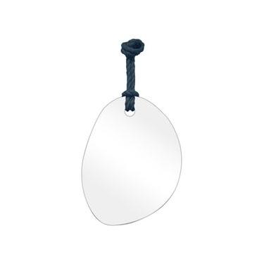 Imagem de Espelho Decorativo Tie Alça Azul 60x45 cm Organico