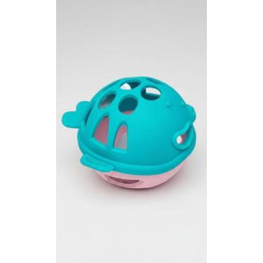 Imagem de Mordedor Flexível Silicone Bebê Com Chocalho - Congratulations Store