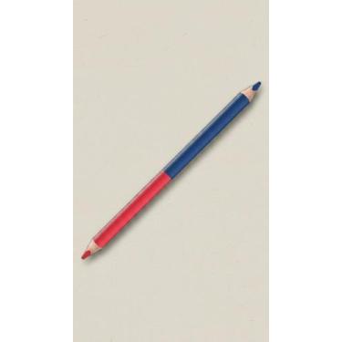Imagem de Lápis de Cor Jumbo Bicolor Azul/Vermelho - Congratulations Store