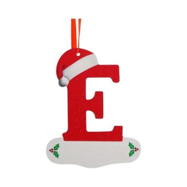 Imagem de Enfeites De Árvore De Natal Com 26 Letras Em Inglês, Decoração Para Ca