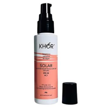 Imagem de Protetor Solar Natural Facial Com Cor C1 - FPS35 - Frasco com Válvula 