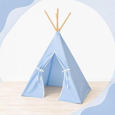 Imagem de Cabana infantil tenda toca de oxford nash, Azul bebe, Nascab00201
