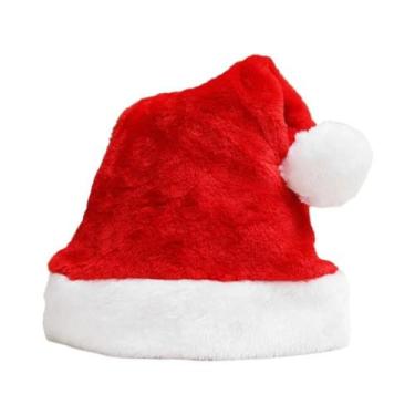 Imagem de Chapéus De Natal Super Longos De Veludo Macio Para Crianças E Adultos,