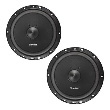 Imagem de Alto Falante Bomber Speakers Kit Two Way Tkl 6" 60W RMS Preto