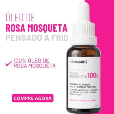 Imagem de Óleo Vegetal De Rosa Mosqueta 100% Natural Prensado a Frio 30ml - Skin
