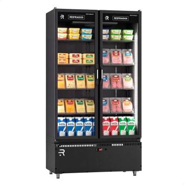 Imagem de Expositor de Auto Serviço Autoatendimento Refrimate ASVR2P 638L 2 Portas Preto 220V