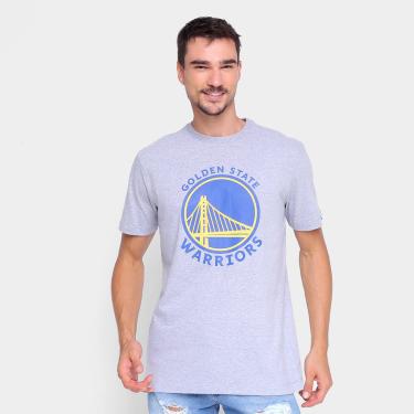 Imagem de Camiseta NBA Golden State Warriors New Era Logo Masculina-Masculino