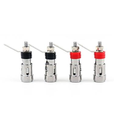 Imagem de Areyourshop – 4 peças de alto-falante de cobre, terminal de cesto de subwoofer com mola