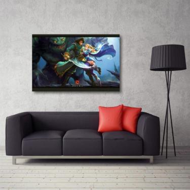 Imagem de Quadro decorativo Dota 2 Jogos Online B - Tela em Tecido