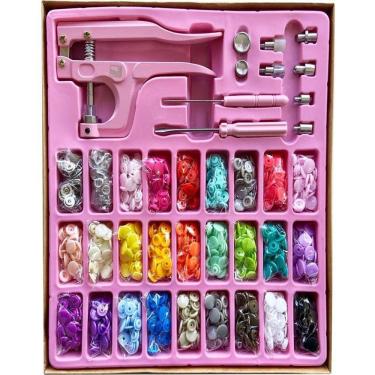 Imagem de Kit Alicate 3 Em 1 Pregar Botão Pressão