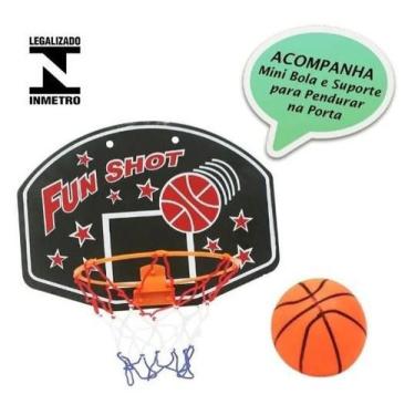 Imagem de Mini Cesta Basquete Infantil Com Bola Para Crianças C34 - Dm Toys