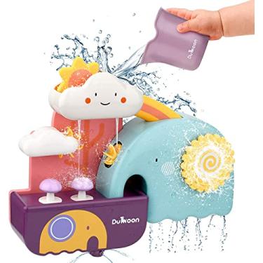Imagem de Brinquedos de banho de bebê GKPLY, divertido brinquedo de água de banheira educacional de física simples, brinquedos divertidos de respingo de hora do banho para meninos de 1, 2, 3 anos de idade, meni