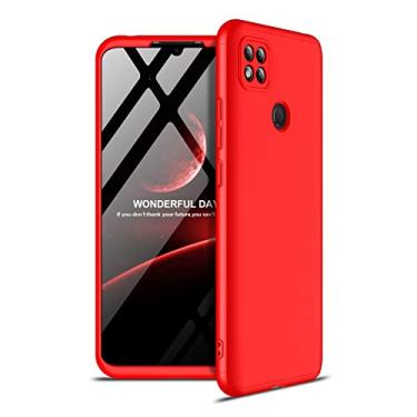 Imagem de Capa Capinha 360 Fosca Para Xiaomi Redmi 10a Tela 6.53" Case Anti Impacto Premium (Toda vermelha)