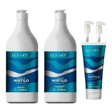 Imagem de Mirtilo Shampoo + Condicionador + Leave-In Lowell + Valvula