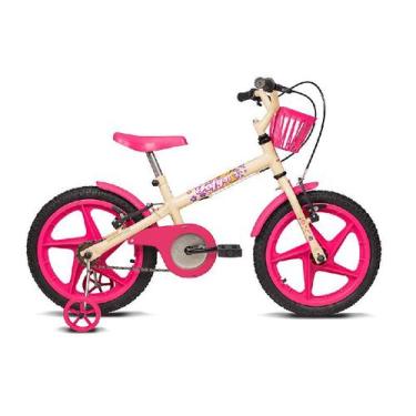 Imagem de Bicicleta Aro 16 Fofy's Bege Com Pink - 10434 - Verden - Verden Bikes
