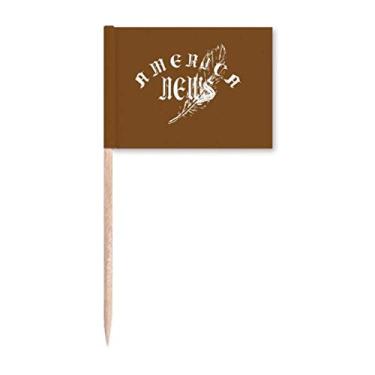 Imagem de National Information News Marcador de palito de dente para decoração de festa