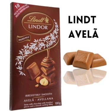 Imagem de Chocolate Lindt Singles Avelã 8 Unidades De 100G