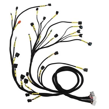 Imagem de KIMISS Chicote de fiação do injetor do motor completo 222 5917 do chicote de fiação do injetor de combustível à prova de vazamento para escavadeira C7