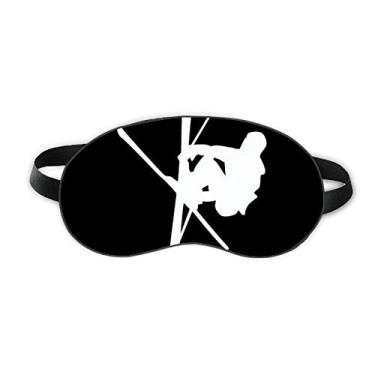 Imagem de Skateboarding Black Sport Outline Sleep Eye Shield Soft Night Vlindfold Shade Cover