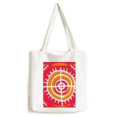 Imagem de Bolsa de lona Alvo Totems Civilização Antiga Bolsa de compras Bolsa casual