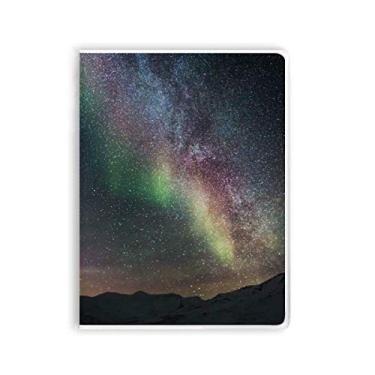 Imagem de Galaxy Beautiful Stars Caderno escuro capa de chiclete diário capa macia