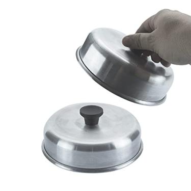 Imagem de KIT COM 2 ABAFADOR DE HAMBURGUER 16CM PARA LACNHES LANCHONETES