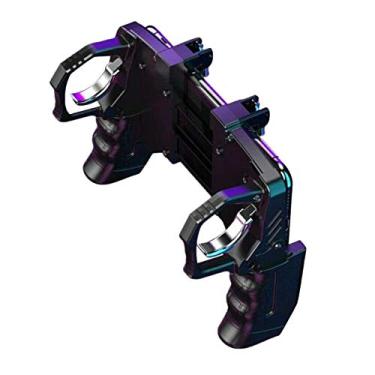 Imagem de Controle de jogo móvel K21 para PUBG, Call of Duty, Fortnite, botões de disparo de mira L1R1 Joystick sensível ao atirador, gamepad para iPhone de 4,7 a 6,5 polegadas
