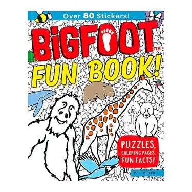 Imagem de Livro de atividades West Coast Paracord Bigfoot – Aventuras incríveis para o seu cérebro – Quebra-cabeças malucos, páginas para colorir, fatos divertidos e mais de 100 adesivos – Recomendado para crianças a partir de 5 anos
