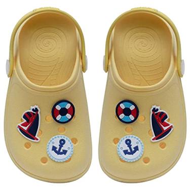 Imagem de Babuche Infantil Menino Marinheiro 12.15 (Amarelo, 21/22)